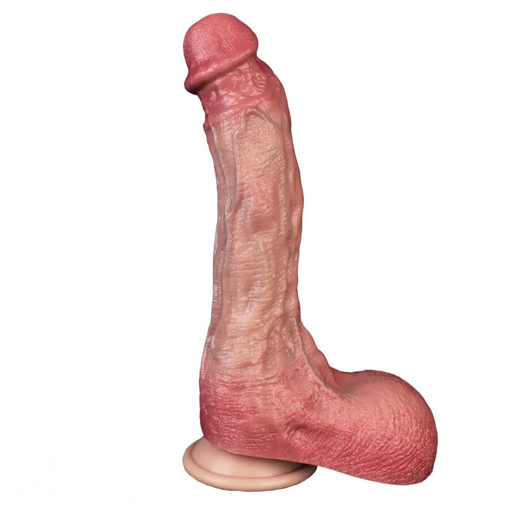 Flesh tone liquid silicone suction cup dildo, photo 5