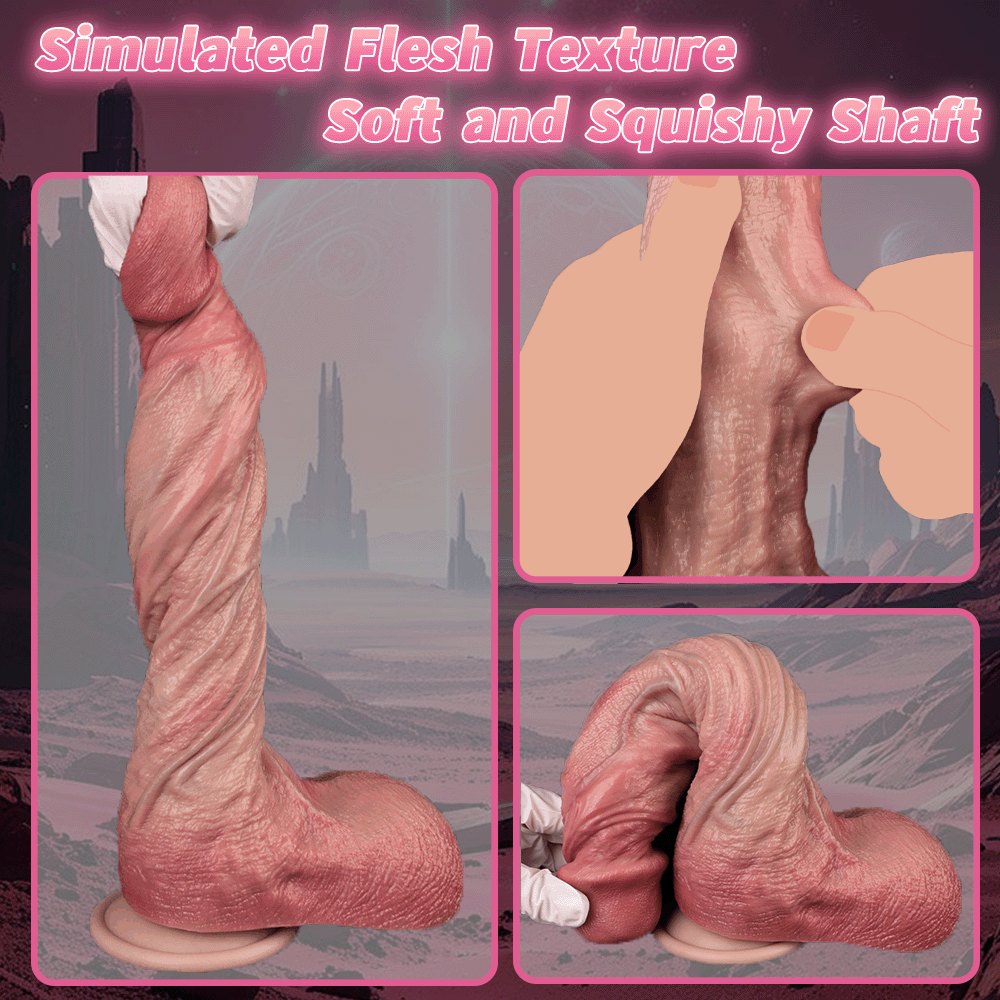 Flesh tone liquid silicone suction cup dildo, photo 9
