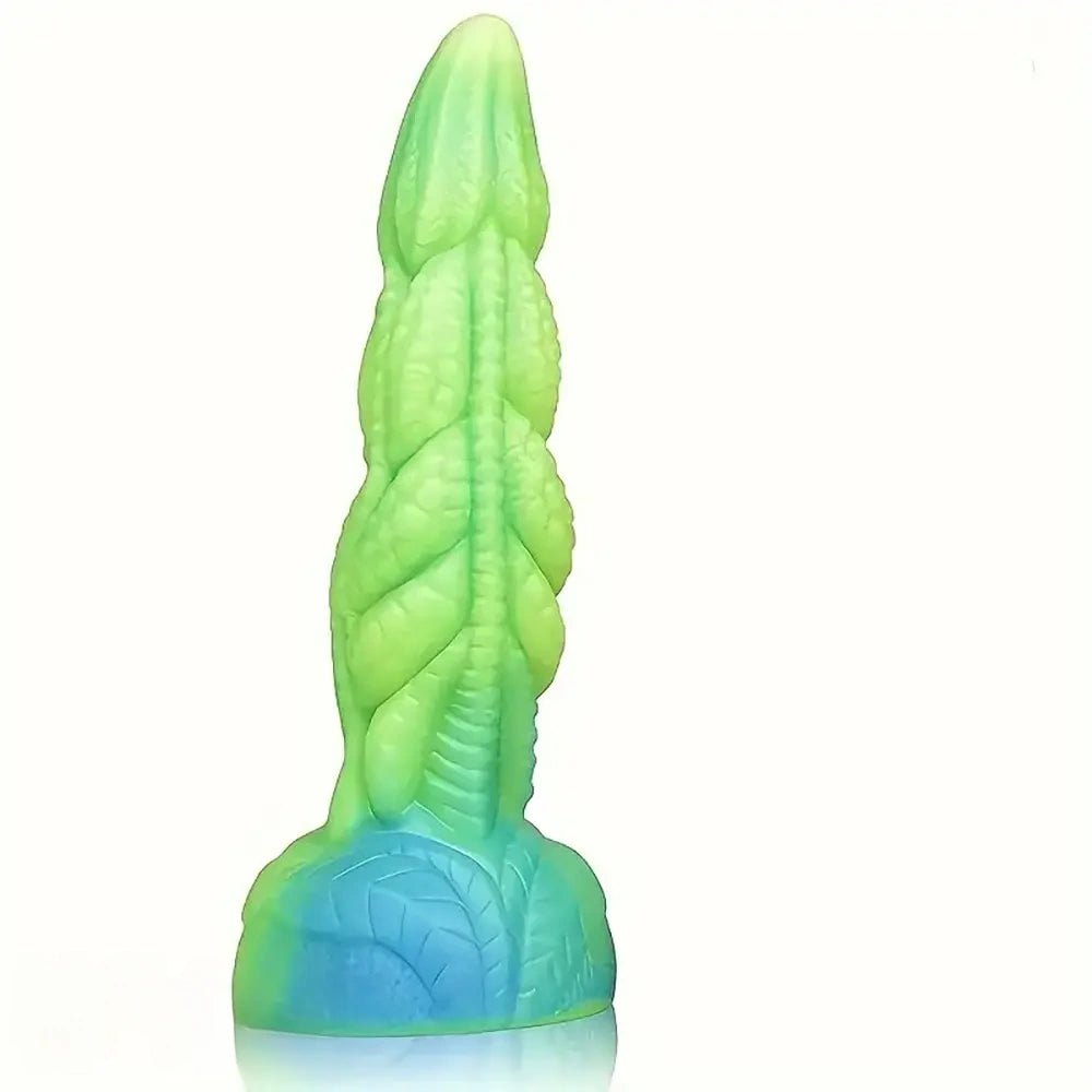 Colorful liquid silicone monster fantasy dildo, photo 1