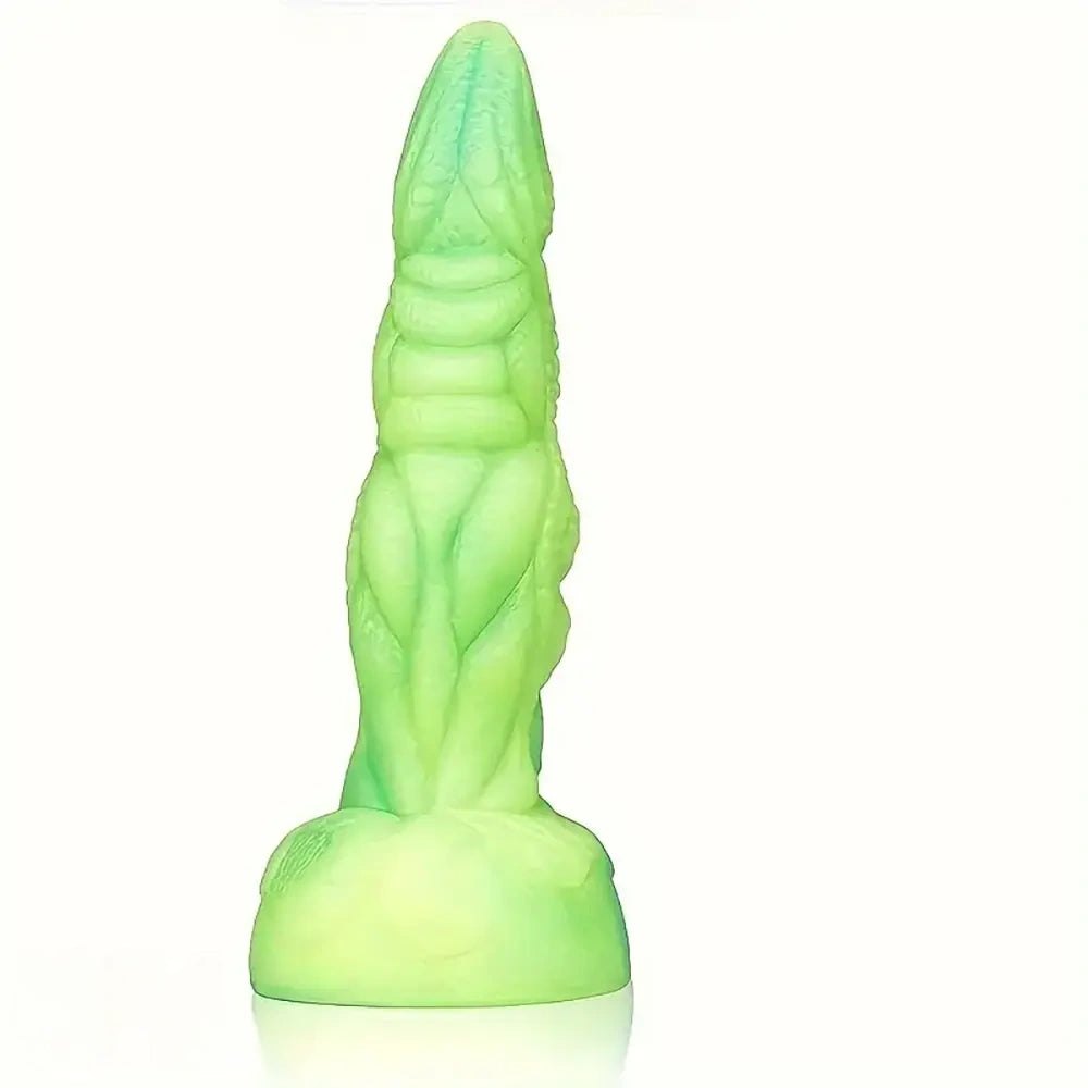 Colorful liquid silicone monster fantasy dildo, photo 3
