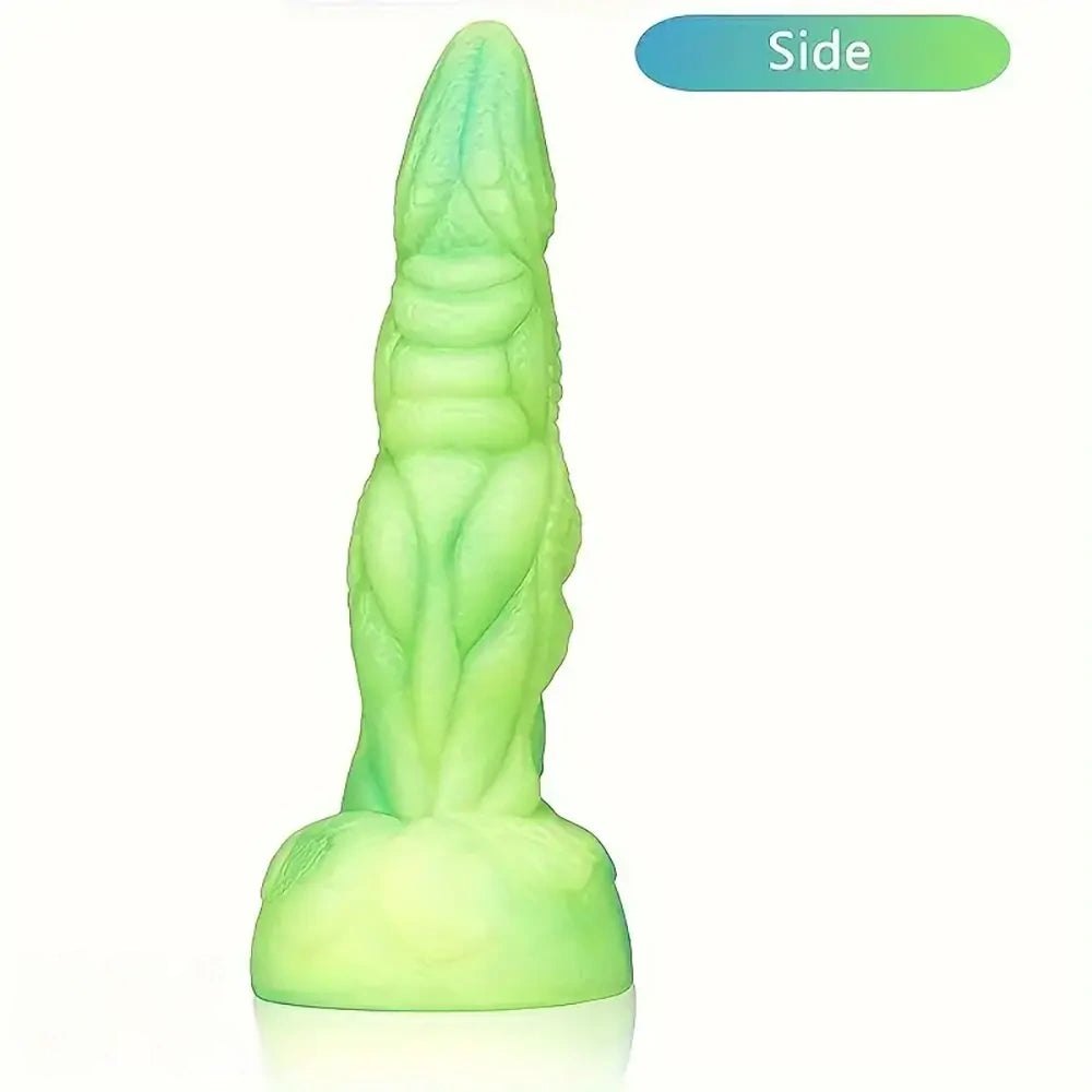 Colorful liquid silicone monster fantasy dildo, photo 9