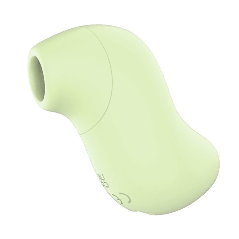 Green big mouth suction massager with round opening