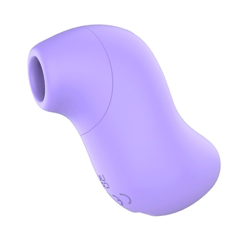 Purple big mouth suction massager with round opening