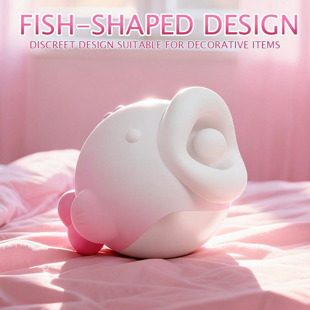 Pink and white big mouth fish stimulator, photo 7