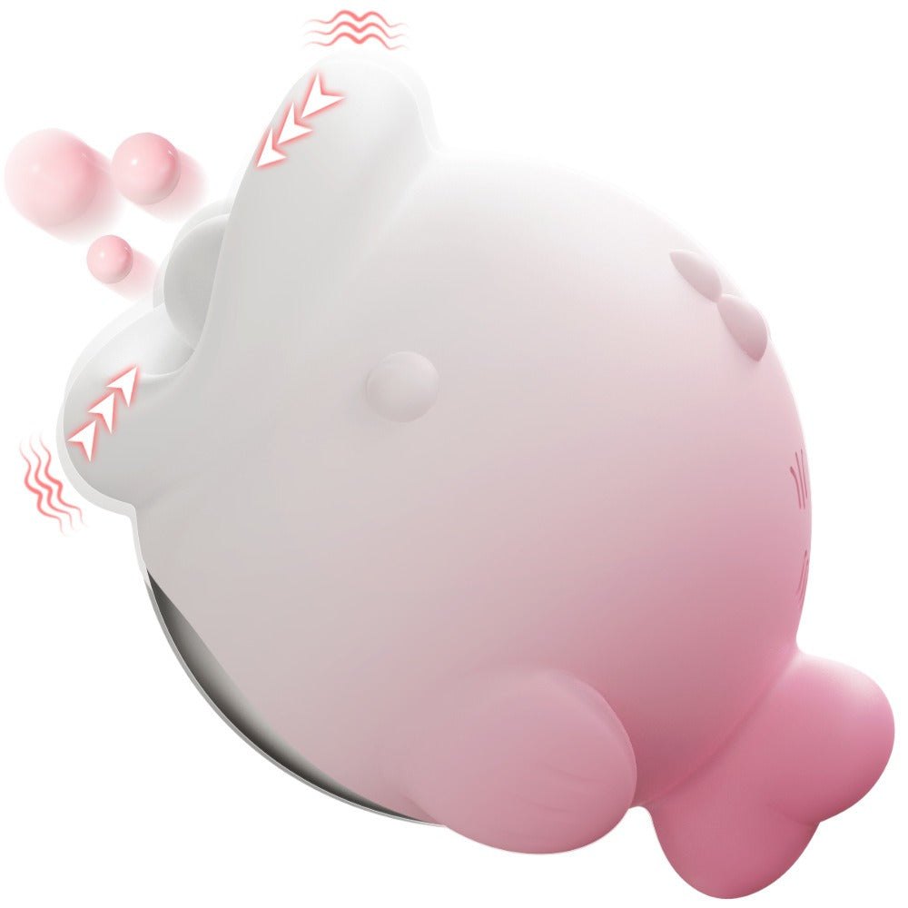 Pink and white big mouth fish stimulator, photo 9