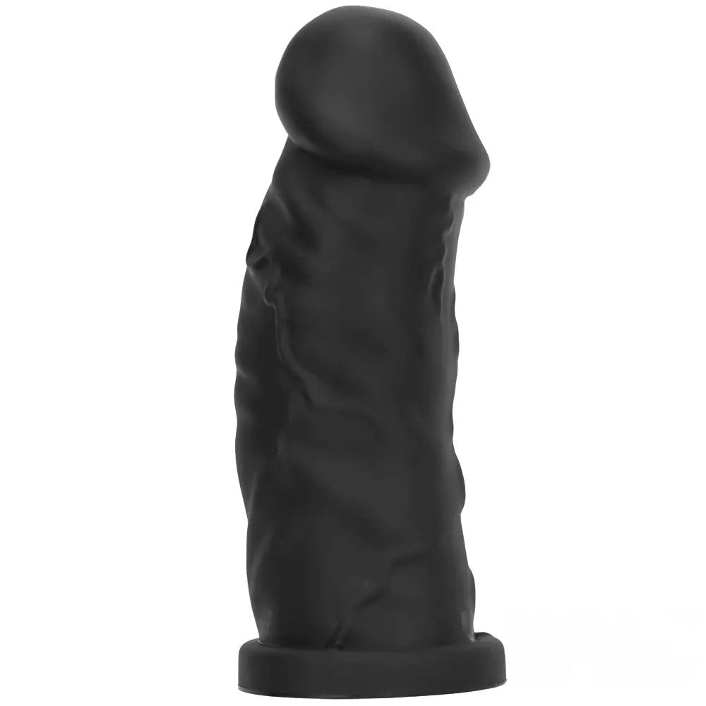 Black silicone mushroom head suction cup dildo, photo 12