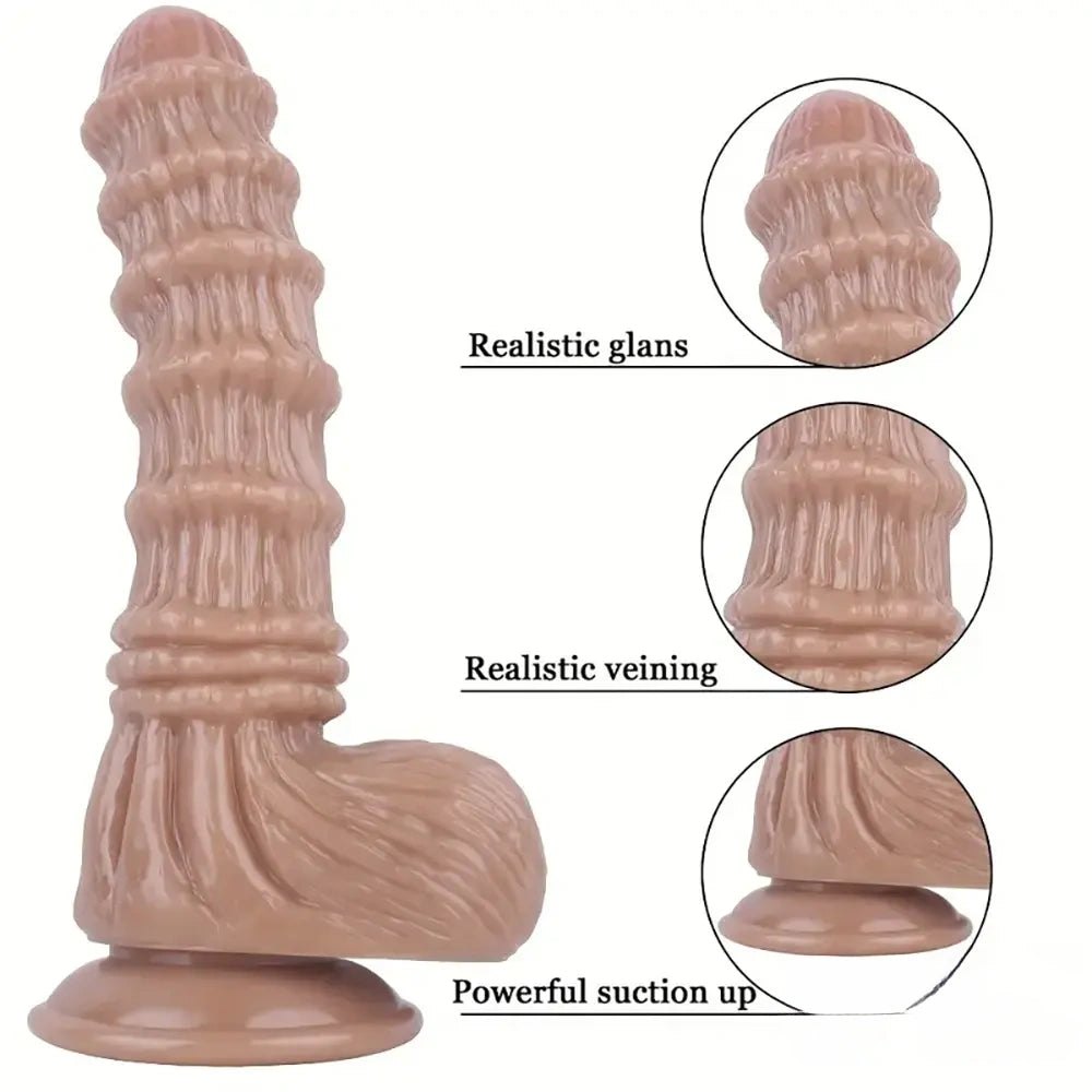 Flesh tone realistic dildo, photo 1