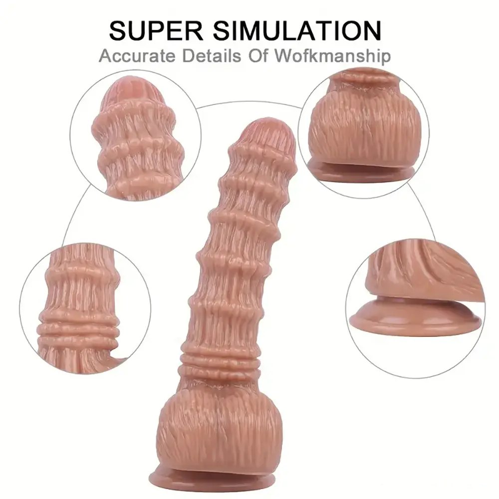 Flesh tone realistic dildo, photo 2