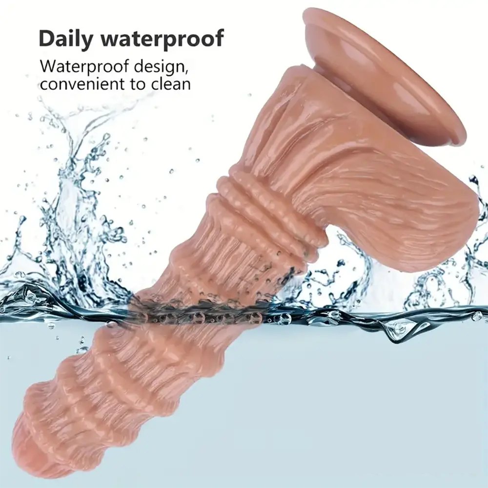 Flesh tone realistic dildo, photo 3