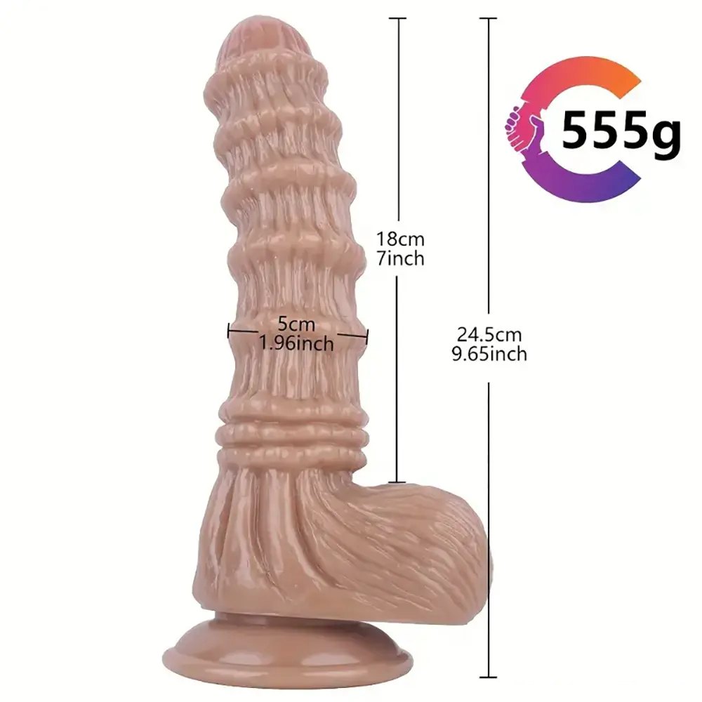 Flesh tone realistic dildo, photo 5