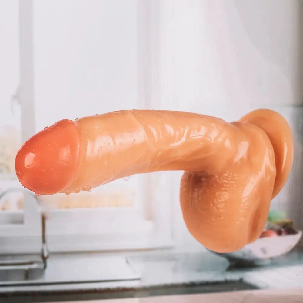 Realistic PVC suction cup dildo, photo 8