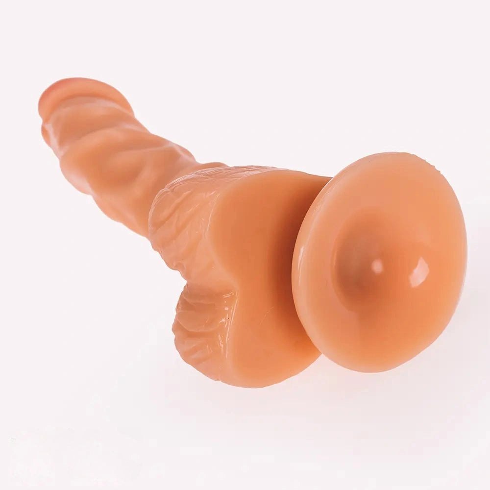 Realistic pvc dildo with suction cup base, photo 10