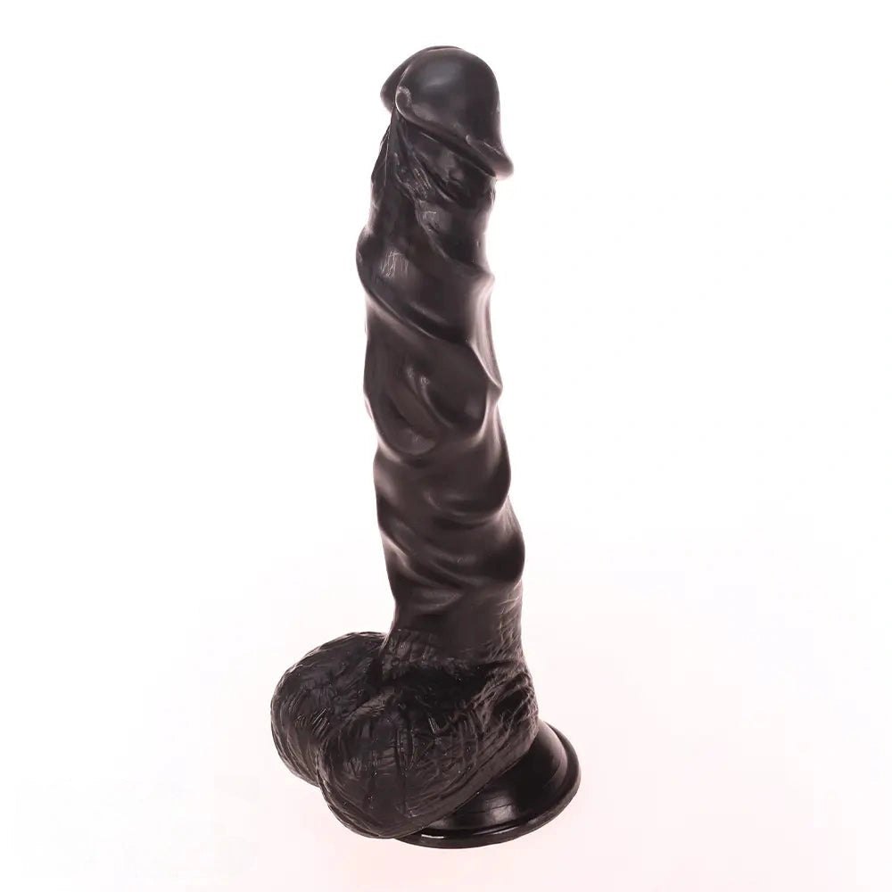 Realistic pvc dildo with suction cup base, photo 13