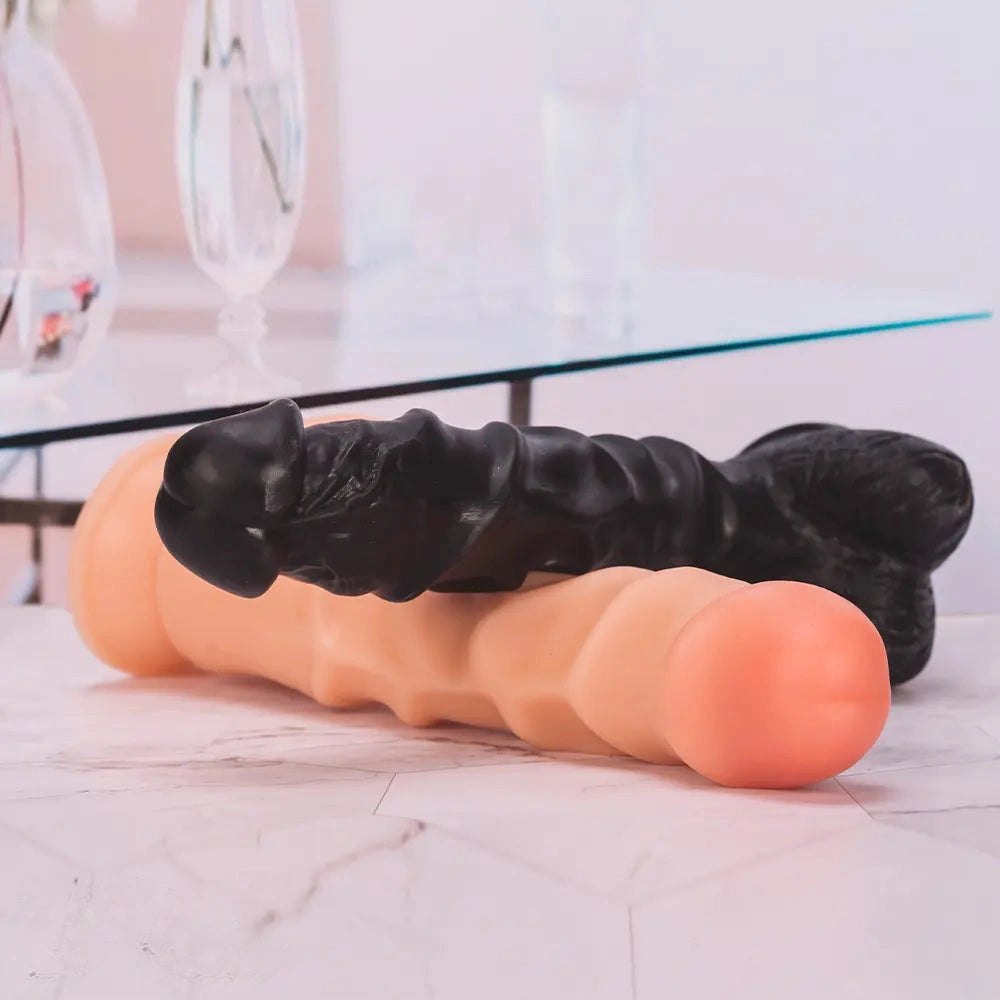 Realistic pvc dildo with suction cup base, photo 14