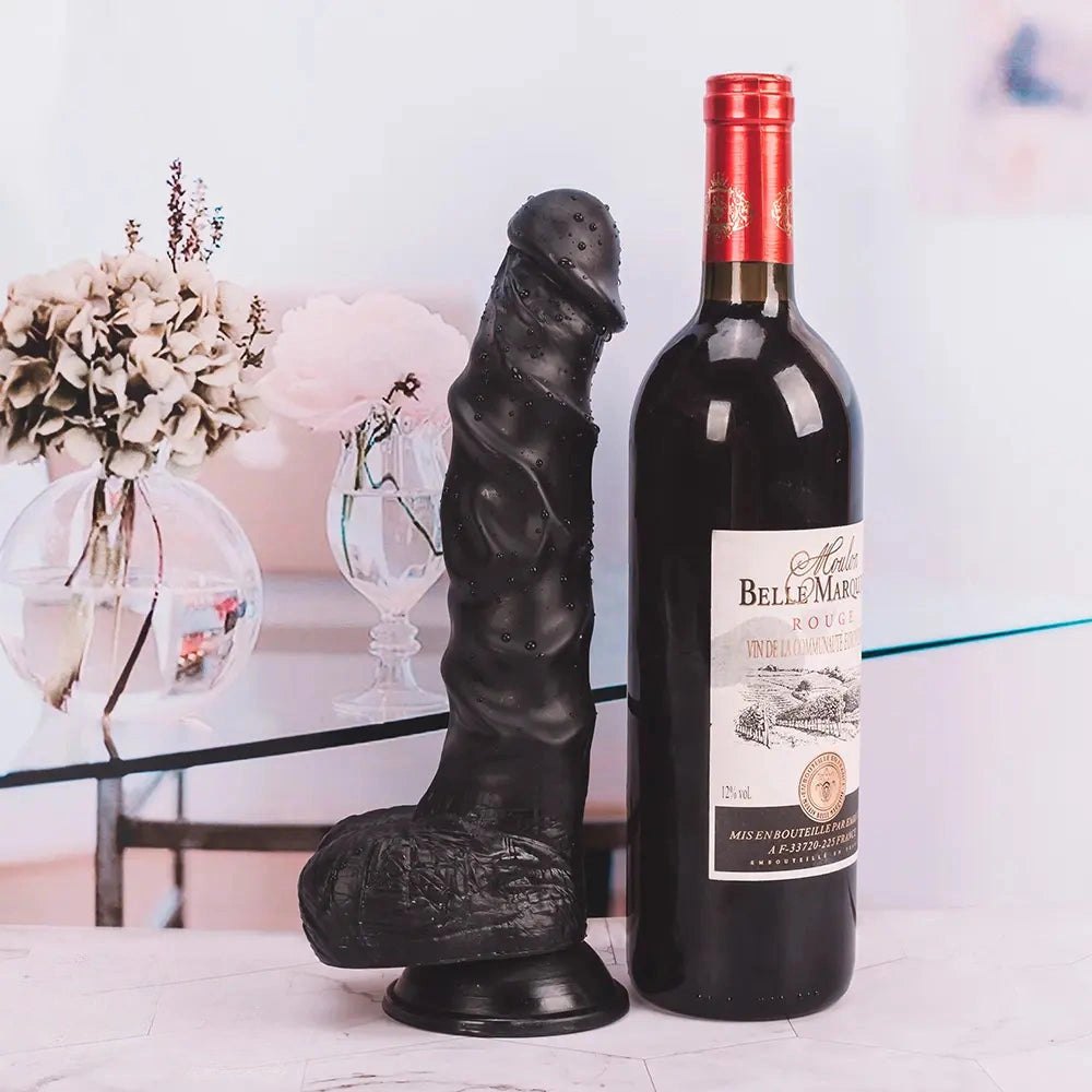 Realistic pvc dildo with suction cup base, photo 3