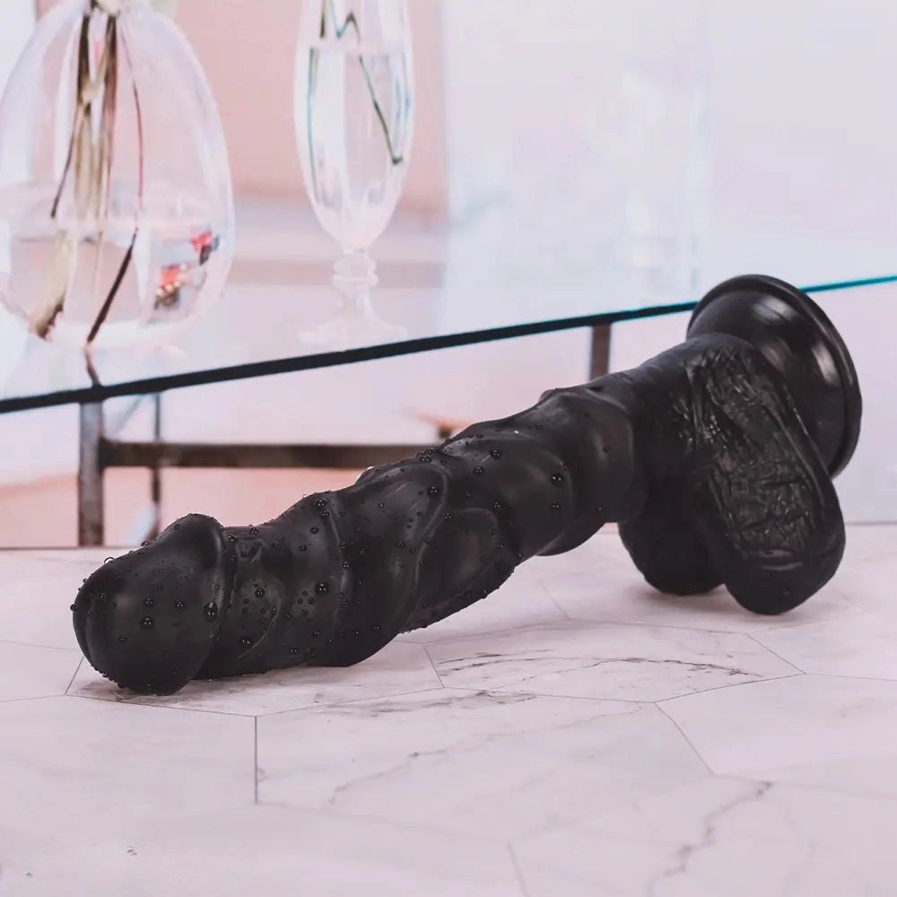 Realistic pvc dildo with suction cup base, photo 6