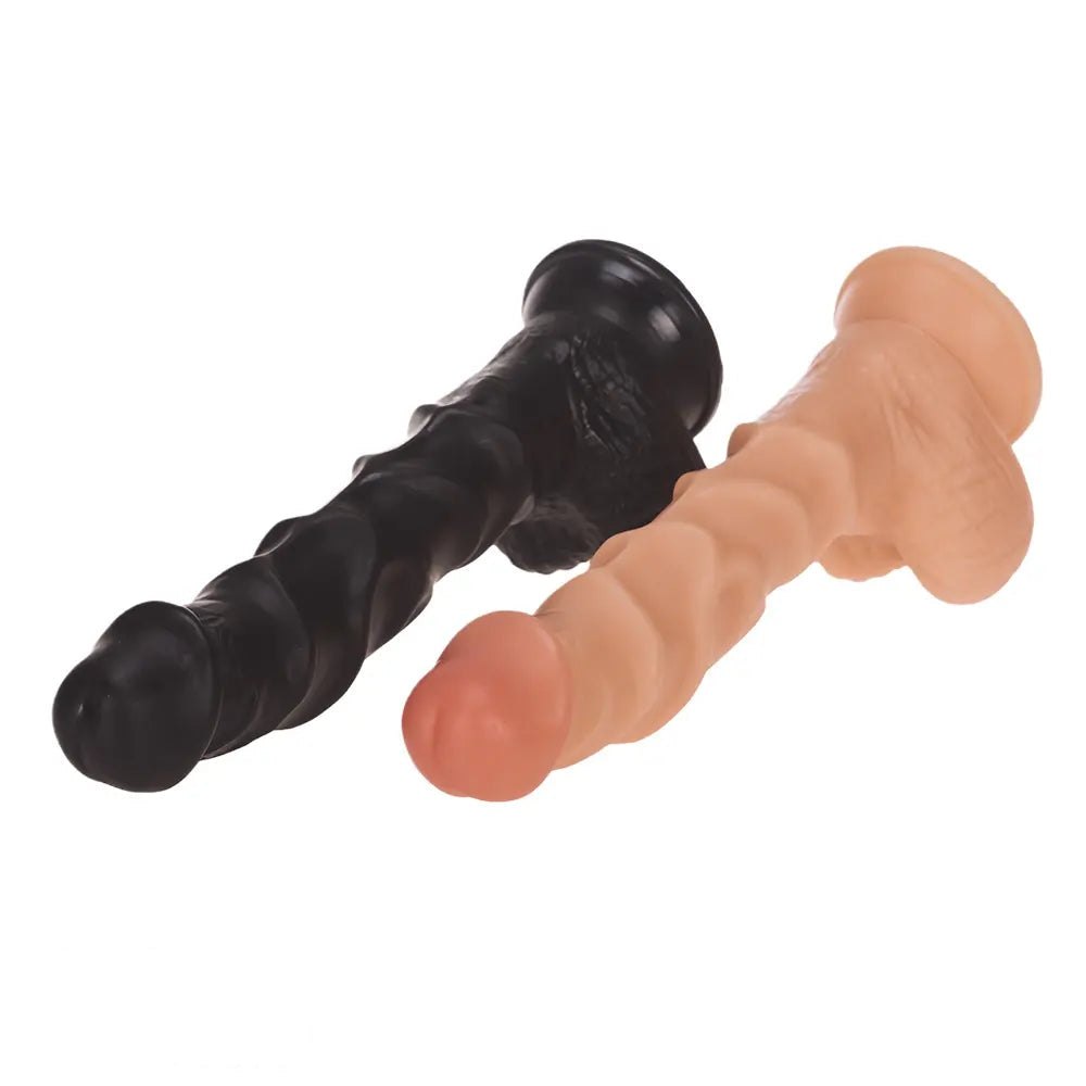 Realistic pvc dildo with suction cup base, photo 9