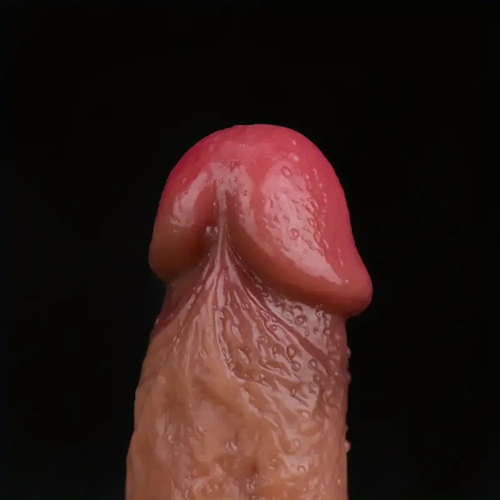 Flesh tone big realistic silicone dildo, photo 10