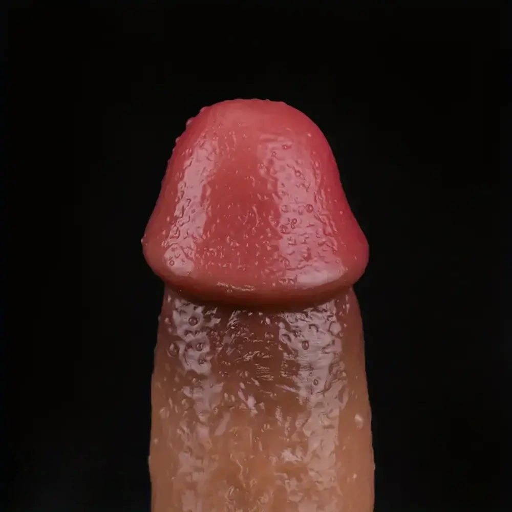Flesh tone big realistic silicone dildo, photo 9