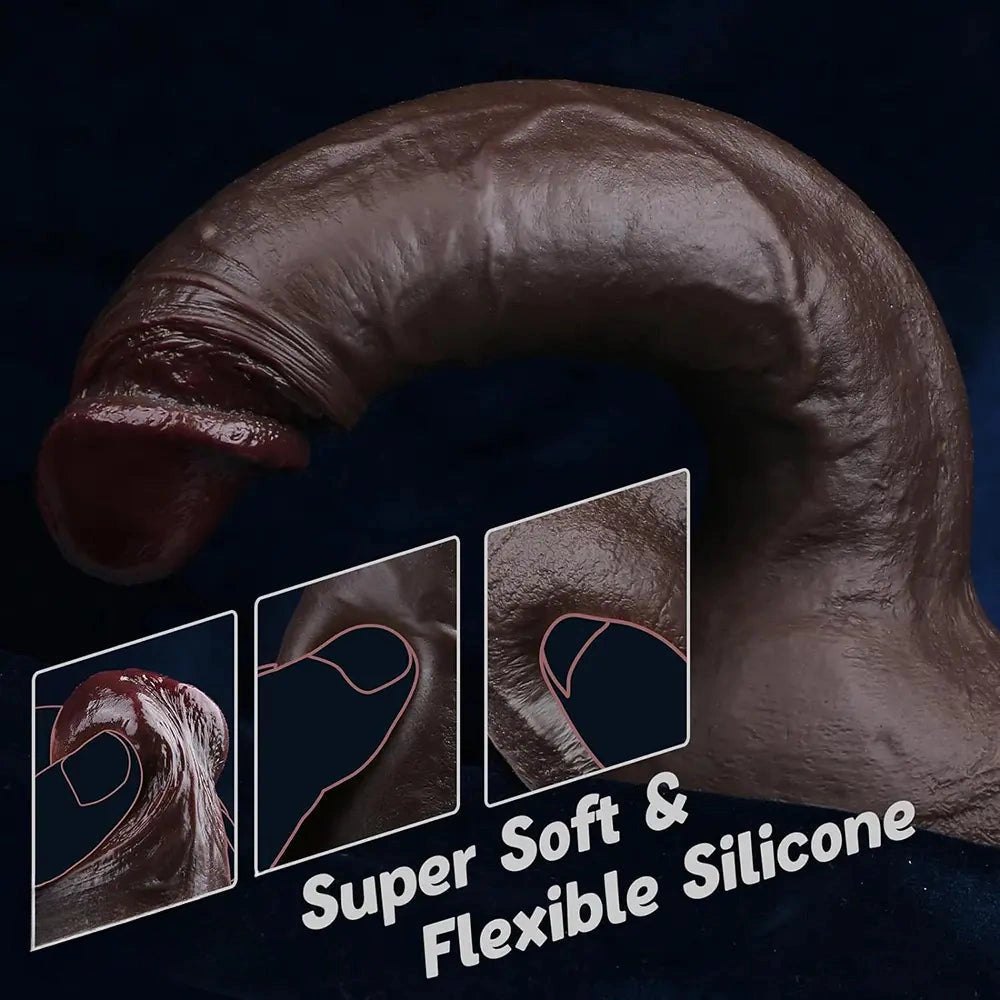 Big realistic silicone dildo, photo 5
