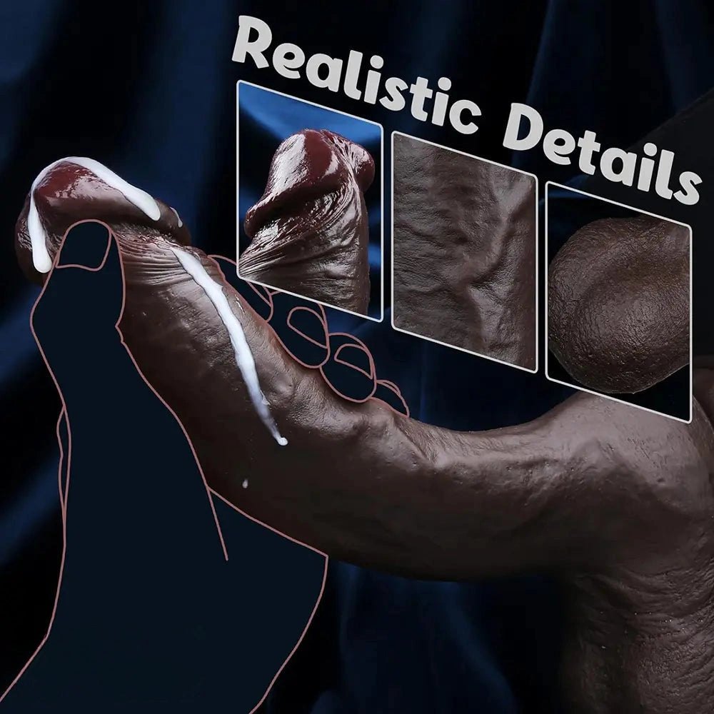 Big realistic silicone dildo, photo 8
