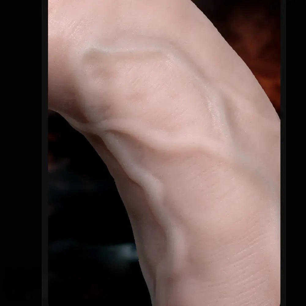 Flesh silicone realistic dildo, photo 10