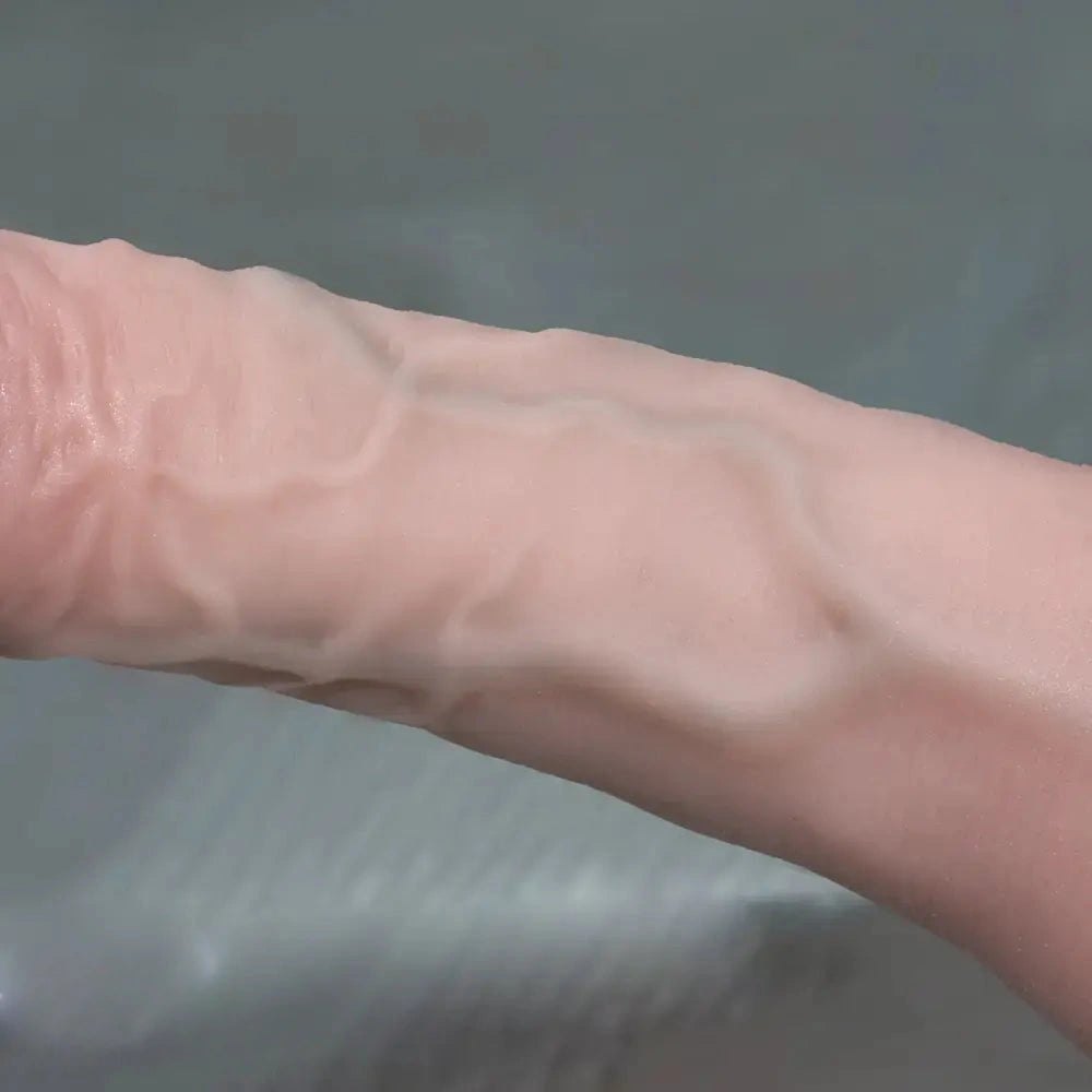 Flesh silicone realistic dildo, photo 3