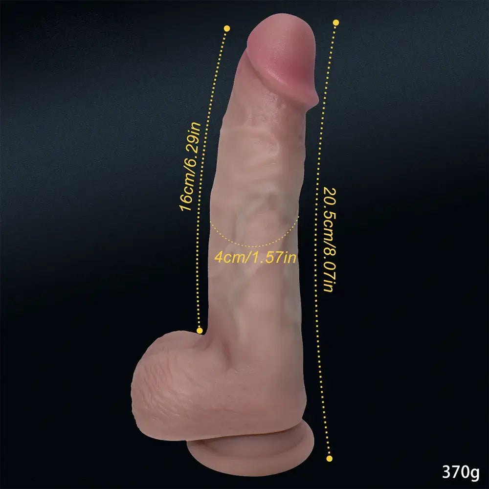 Flesh silicone realistic dildo, photo 4