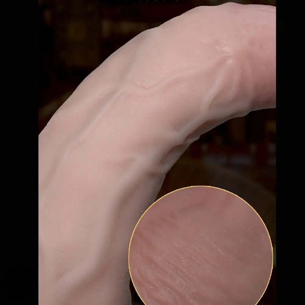 Flesh silicone realistic dildo, photo 5