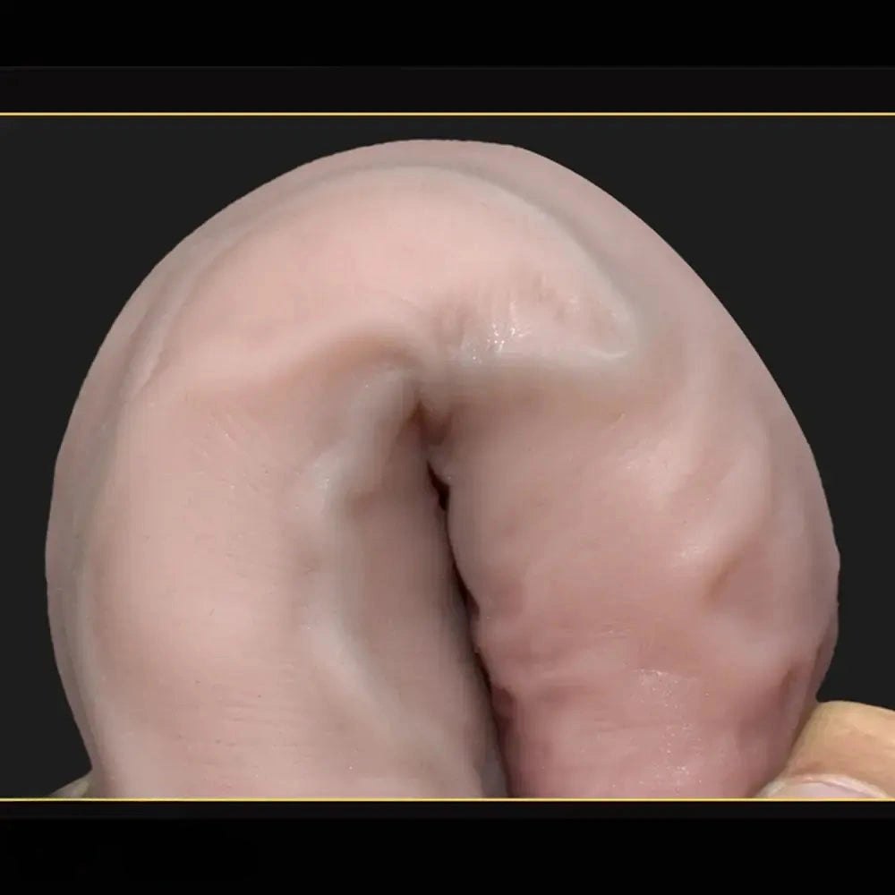 Flesh silicone realistic dildo, photo 7