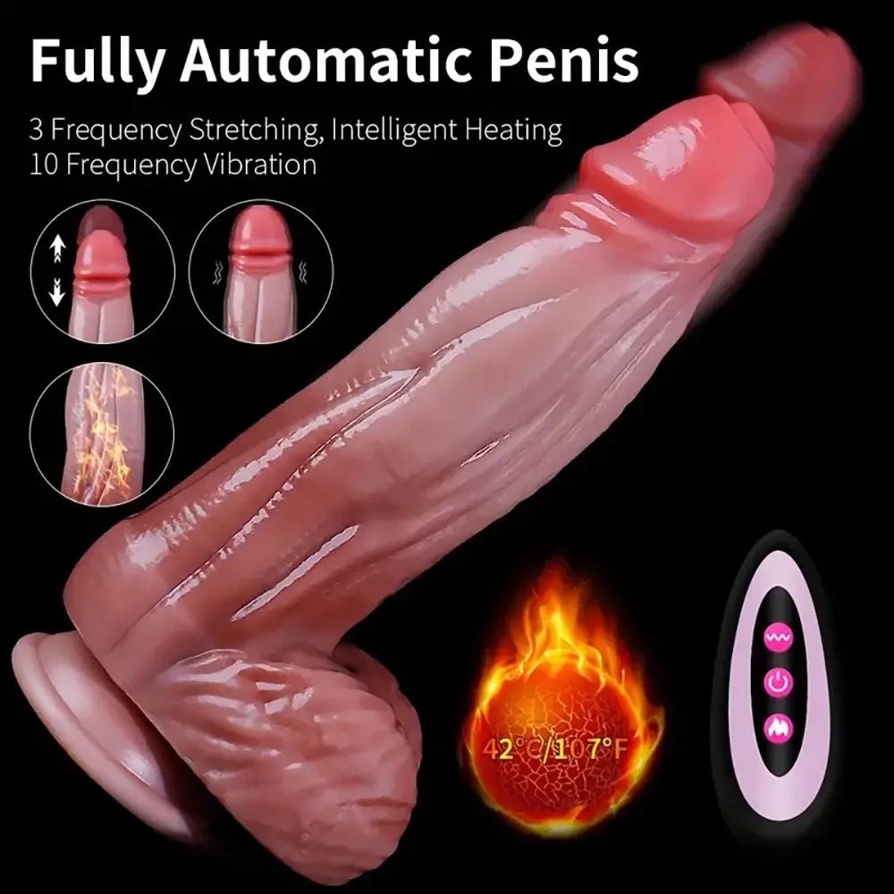 Big realistic silicone dildo, photo 1