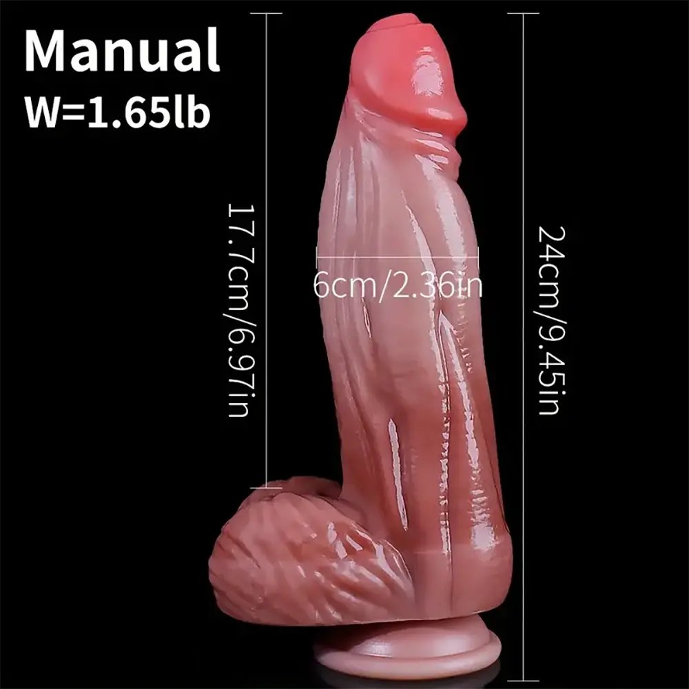Big realistic silicone dildo, photo 4