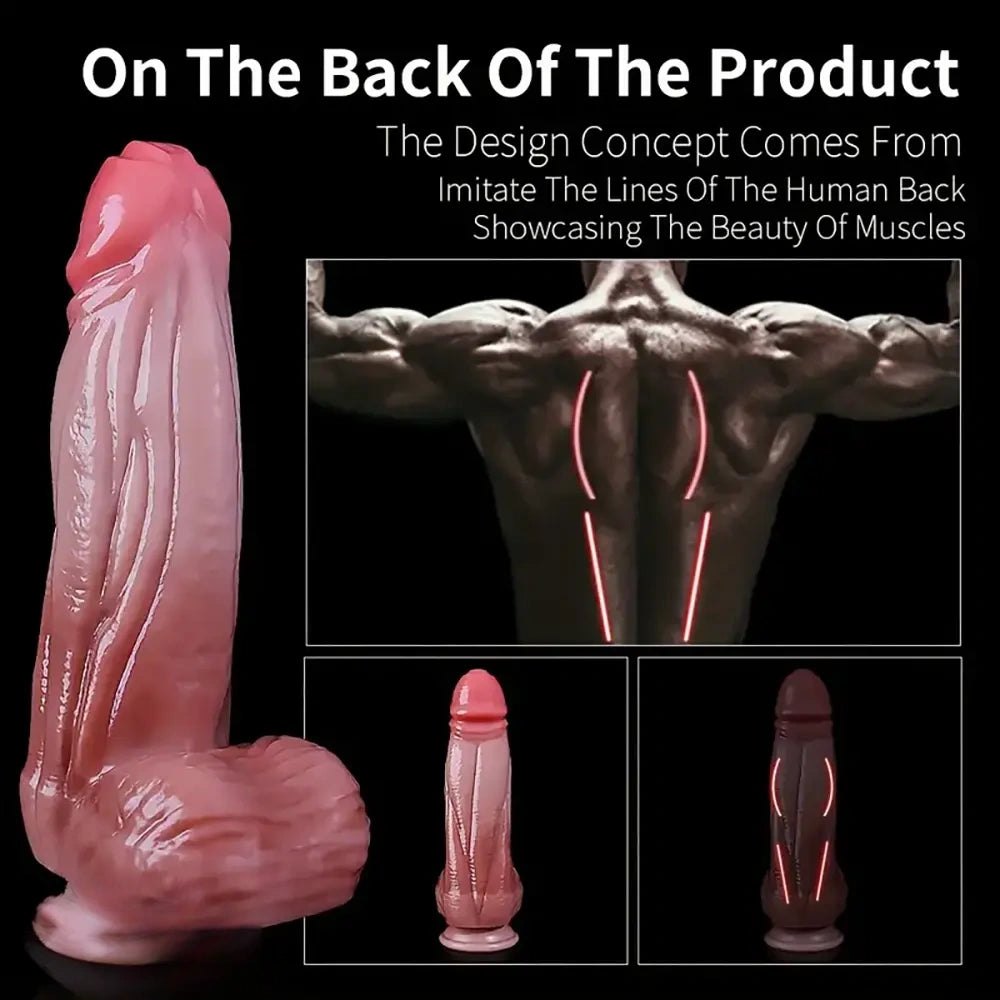 Big realistic silicone dildo, photo 7