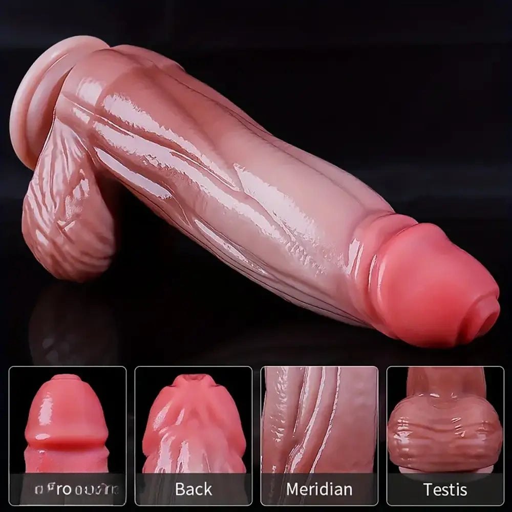 Big realistic silicone dildo, photo 9