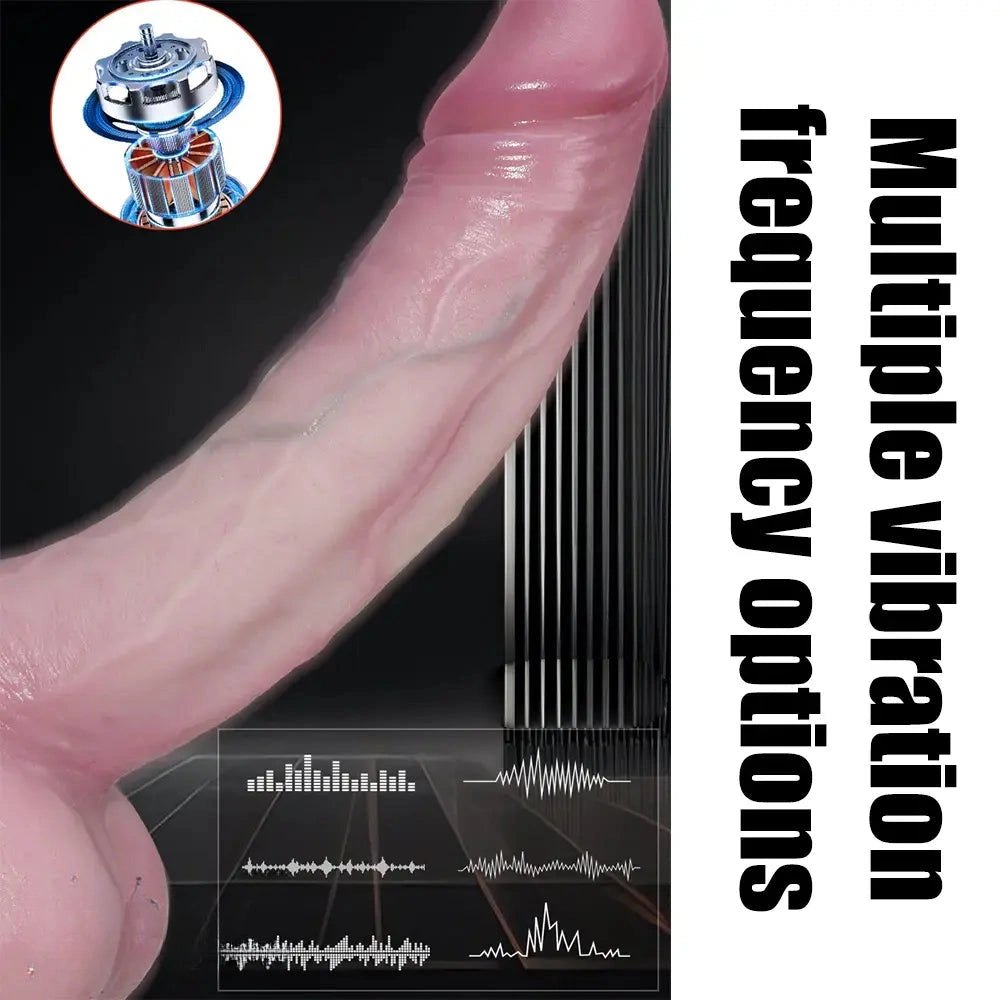 Flesh tone realistic silicone dildo, photo 14