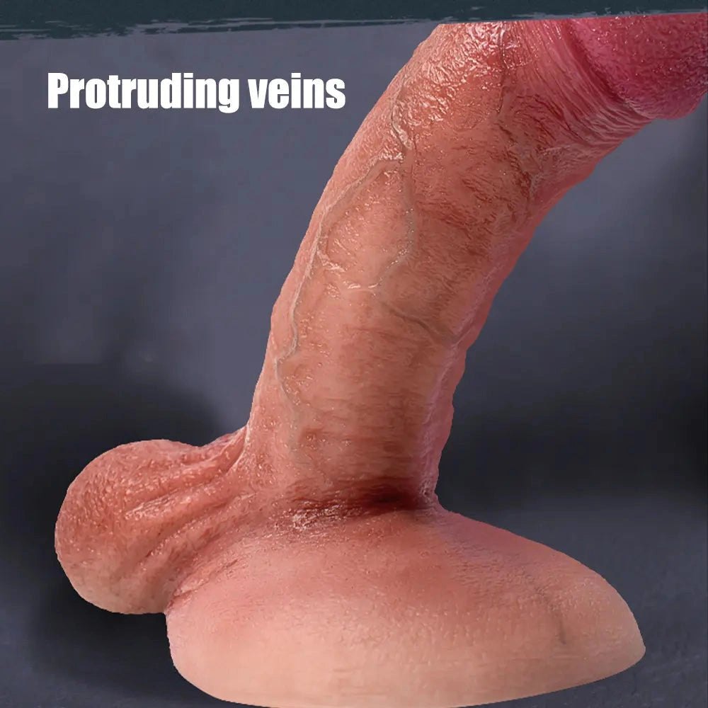 Realistic silicone suction cup dildo, photo 10