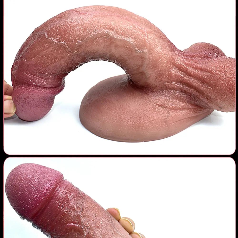 Realistic silicone suction cup dildo, photo 14