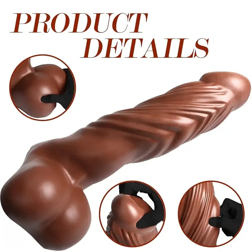 Brown realistic tpr dildo, photo 2