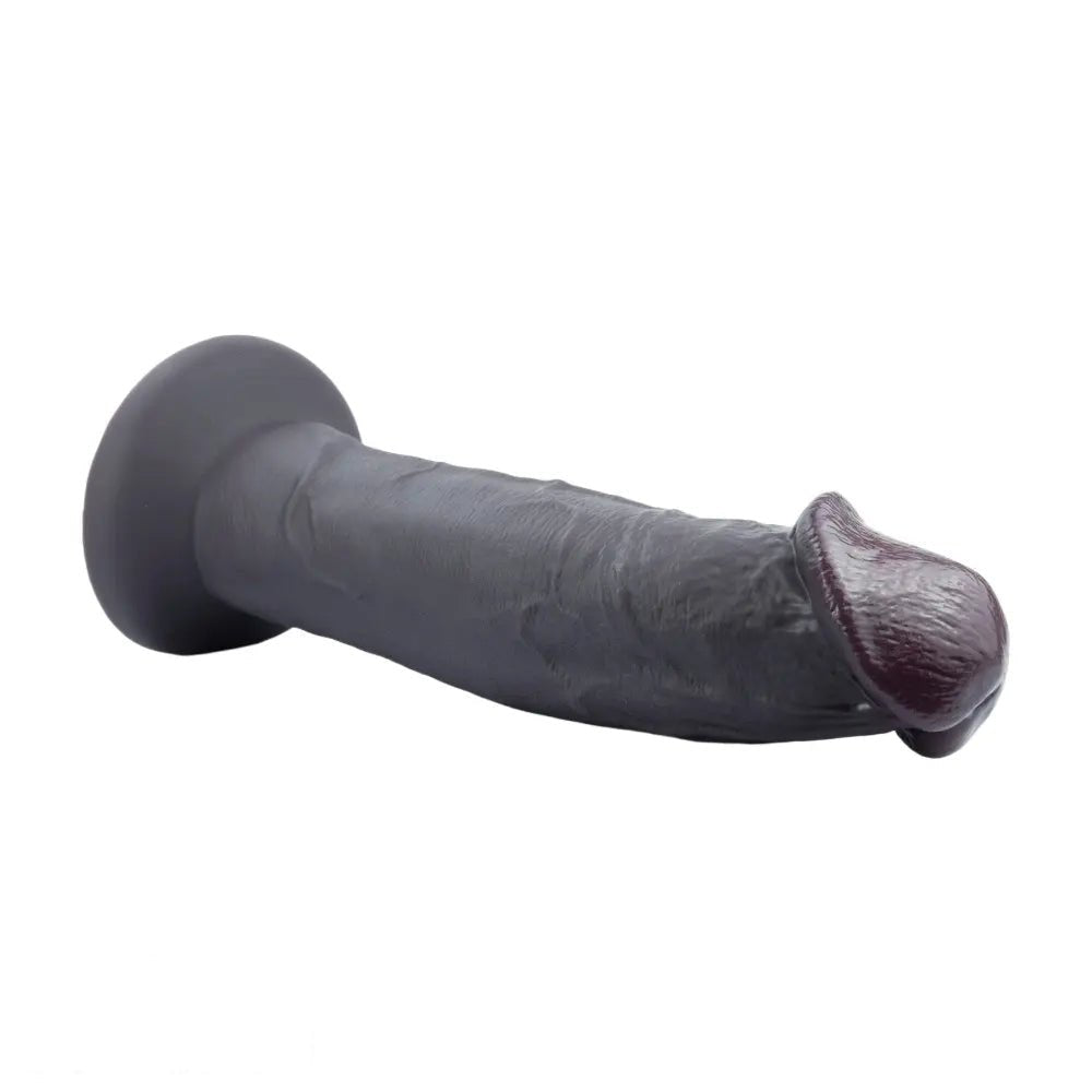 Ribbed silicone suction cup dildo, photo 11