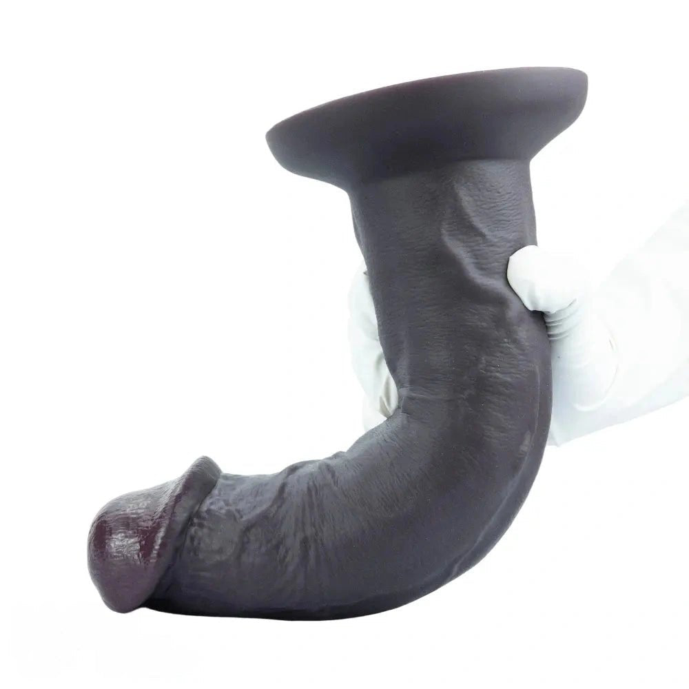 Ribbed silicone suction cup dildo, photo 13