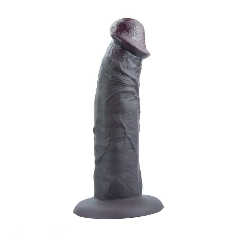 Ribbed silicone suction cup dildo, photo 9