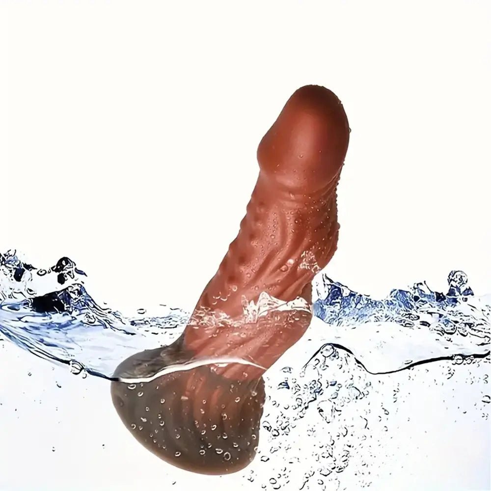 Colorful silicone large dildo, photo 5