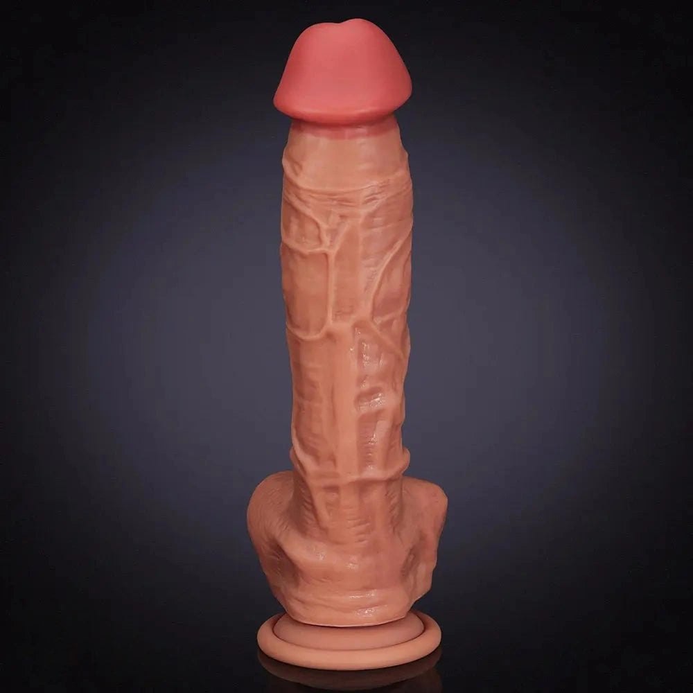Skin tone realistic big dildo, photo 1