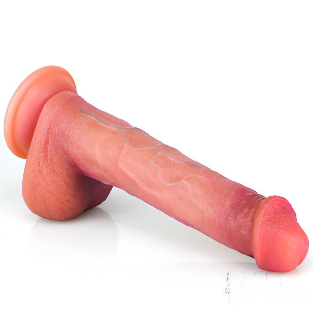 Flesh tone big suction cup dildo, photo 4