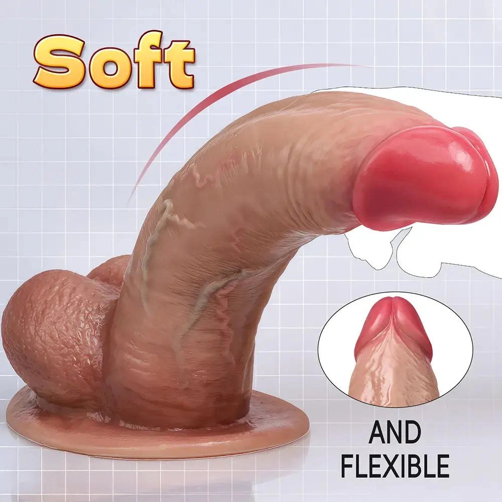Flesh suction cup dildo, photo 8
