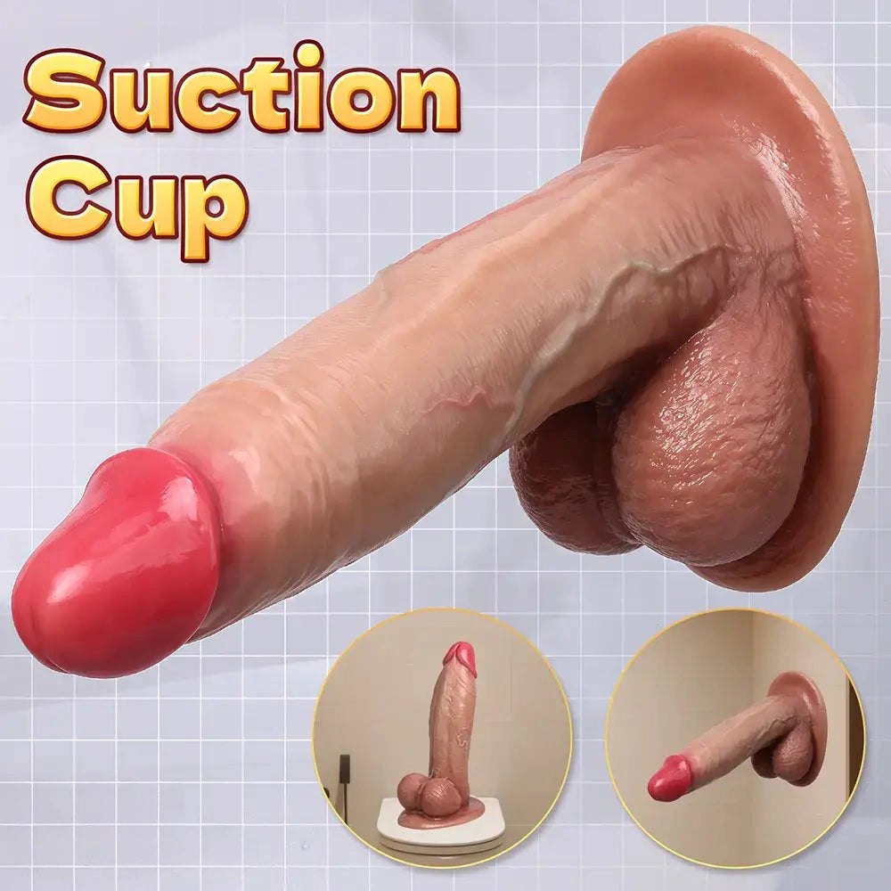 Flesh suction cup dildo, photo 9