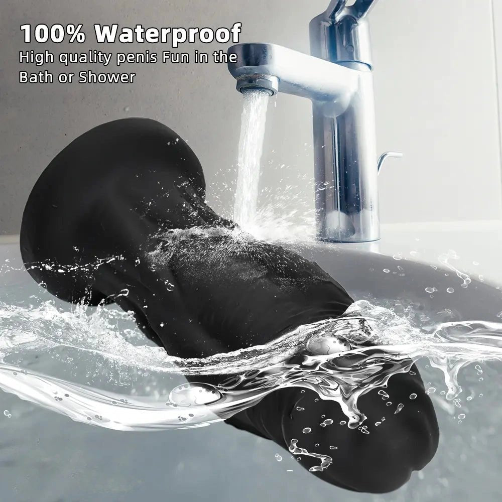 Big realistic silicone suction cup dildo, photo 5