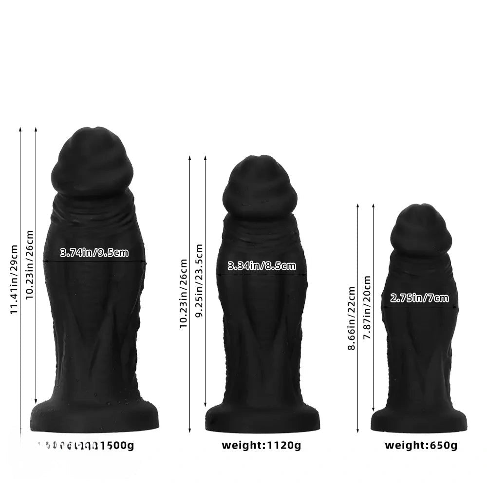 Big realistic silicone suction cup dildo, photo 6