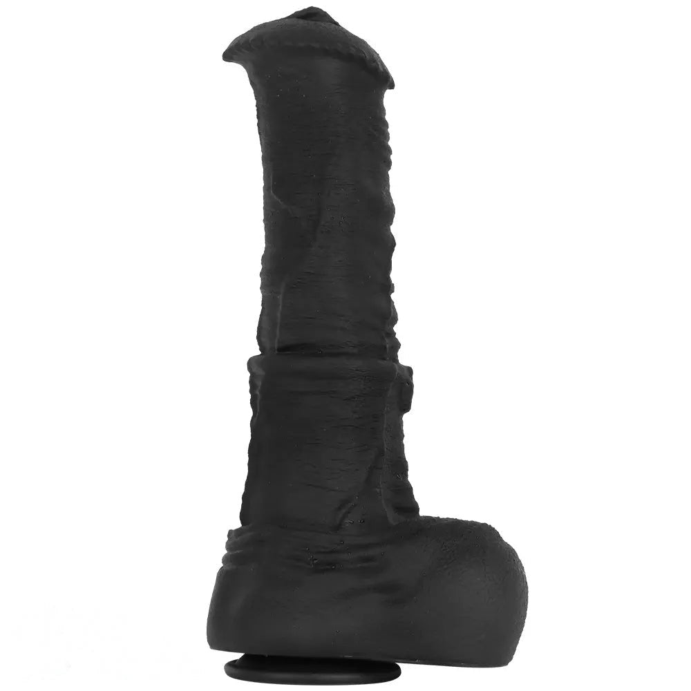 Black large thick silicone dildo, photo 3