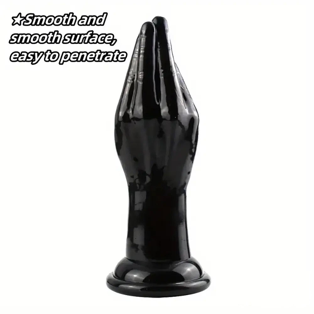 Black fist shaped tpe dildo, photo 5